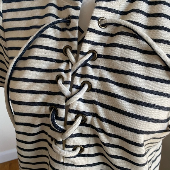 Madewell nautical stripped rope Tee Medium - Coastal grandmother - sailor vibe - Picture 6 of 12